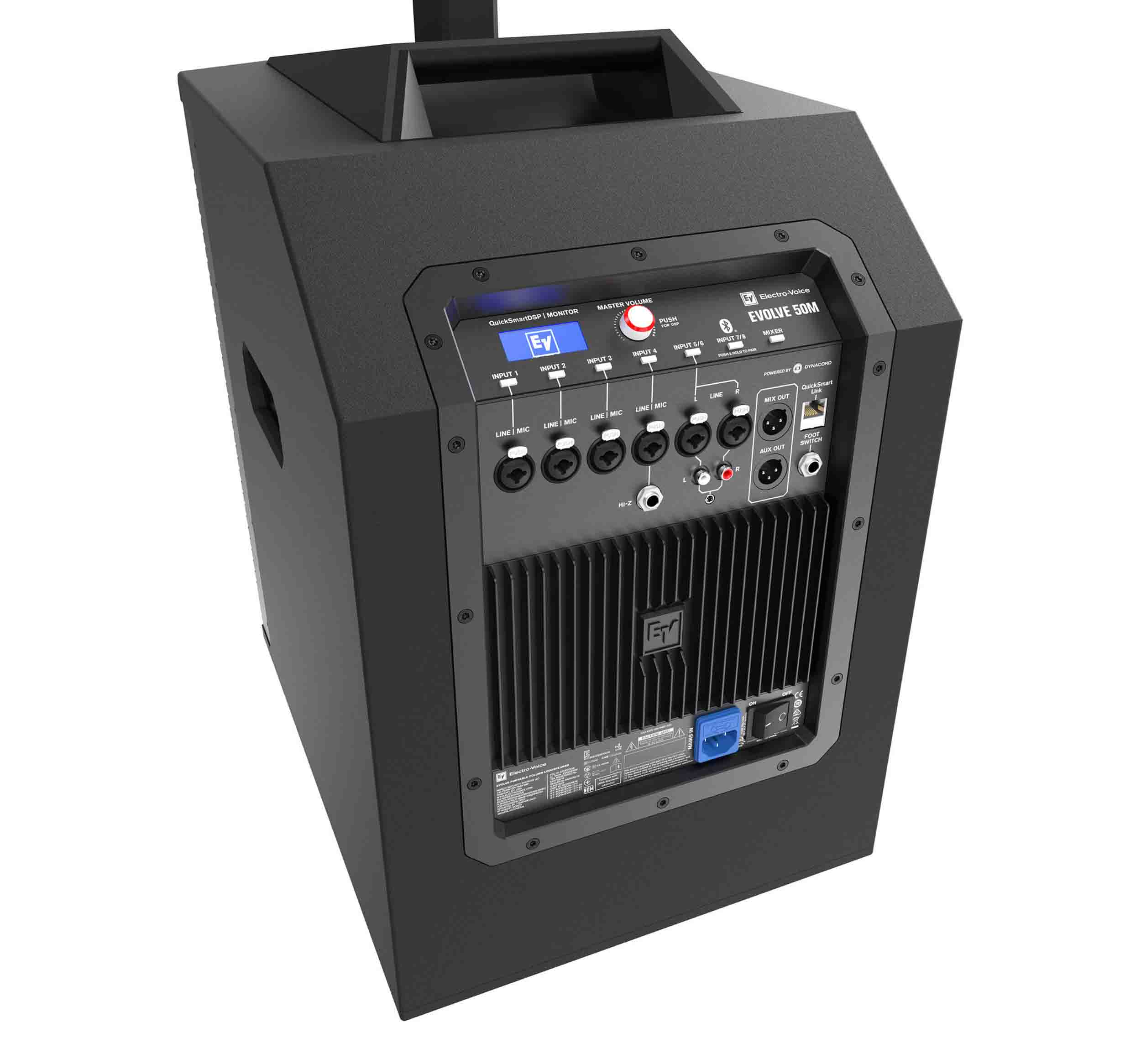 Electro-Voice Evolve 50M Column Speaker Array DJ Package with Subwoofer and Mixer - Black by Electro-Voice
