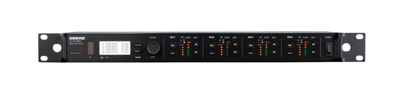 Shure ULXD4Q-GV Quad-Channel Digital Wireless Receiver by Shure