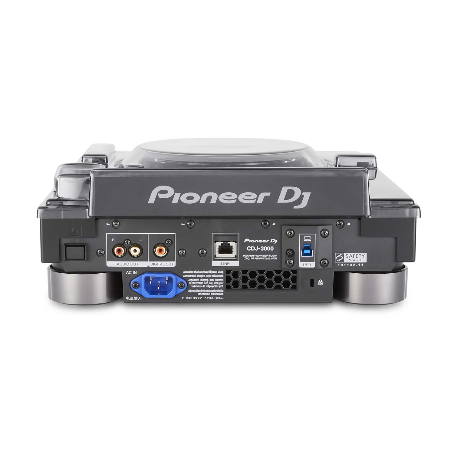 DS-PC-CDJ3000 Decksaver Cover for Pioneer CDJ-3000 DJ Media Player by Decksaver