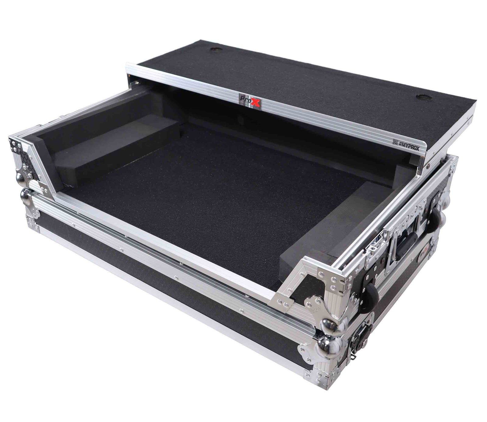 ProX XS-HIT7WLT, ATA Flight Road Case for Hercules T7 Inpulse Controller 1U Rack Space and Wheels. by ProX Cases
