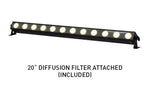 ADJ UBL12H, 12 x 20-watt RGBAL+UV HEX LED Light Bar Wash - 240W by ADJ
