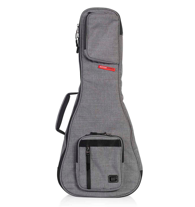 Gator Cases GT-UKE-TEN-GRY Transit Guitar Gig Bag for Tenor Ukulele - Grey by Gator Cases