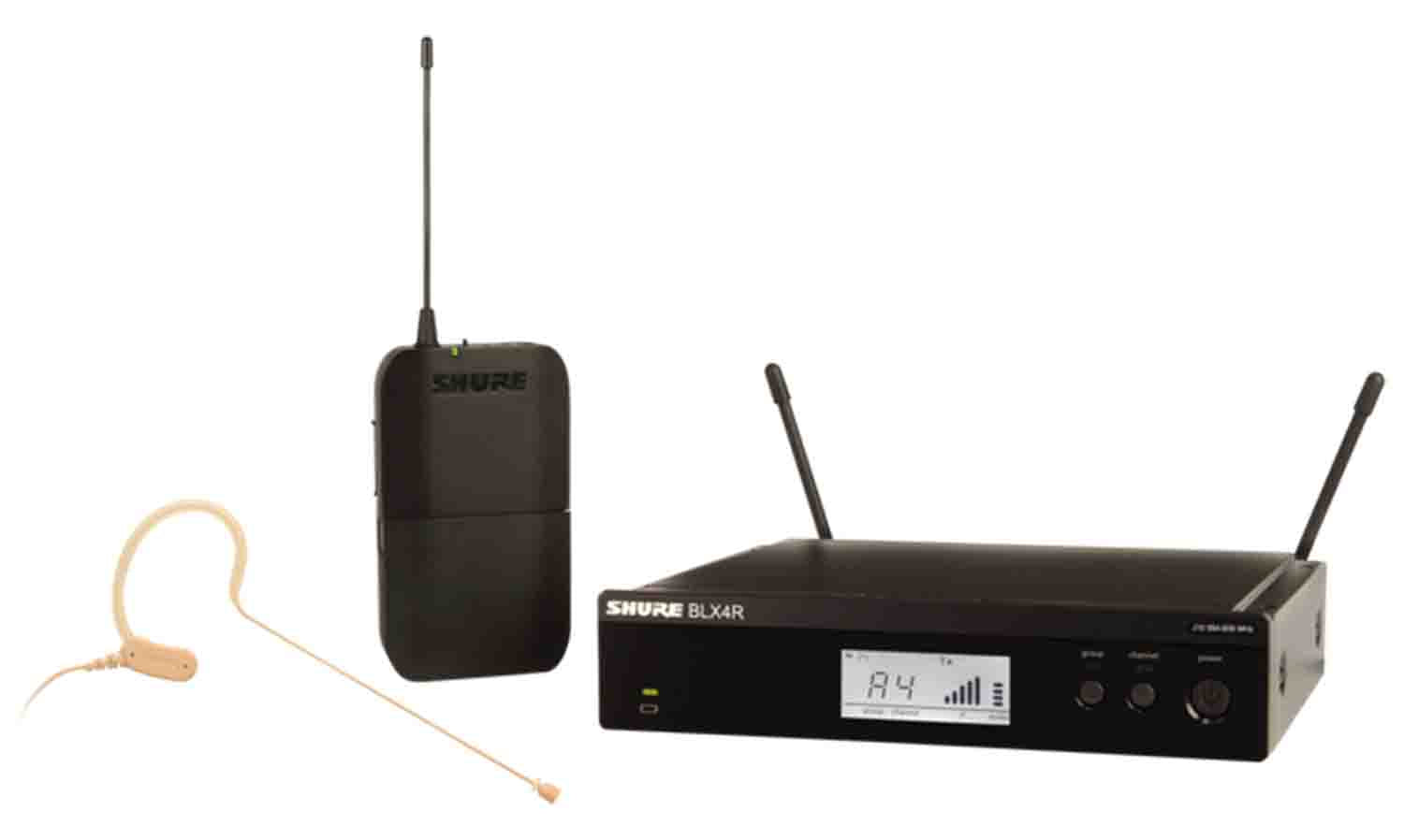 B-Stock: Shure BLX14R/MX53-H9 Wireless Rack Mount Presenter System with MX153 Earset Microphone - H9 (512-542 MHz)