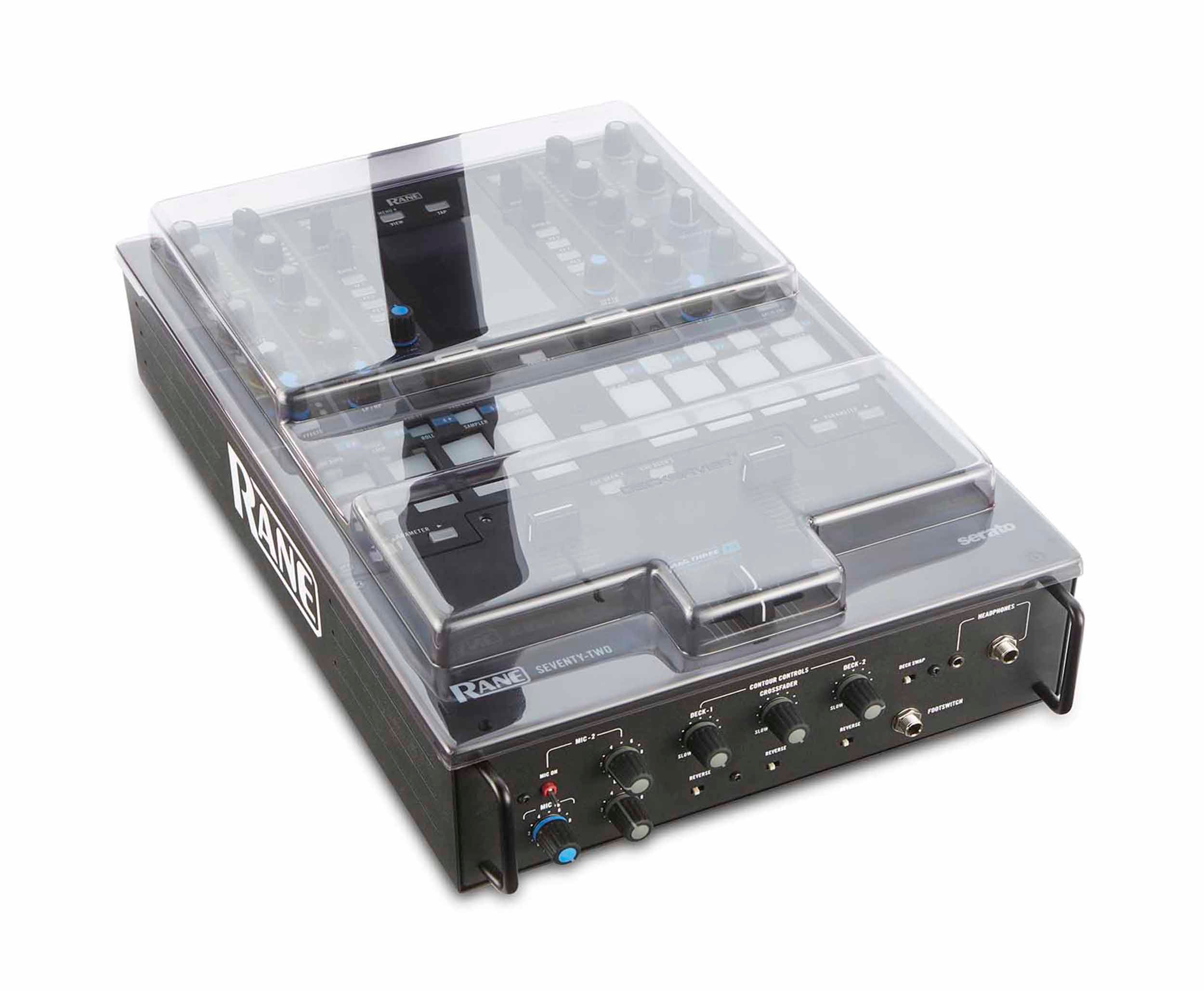 Decksaver DS-PC-RANE72 Protection Cover For Rane Seventy-Two / Seventy-Two MK2 Mixer by Decksaver