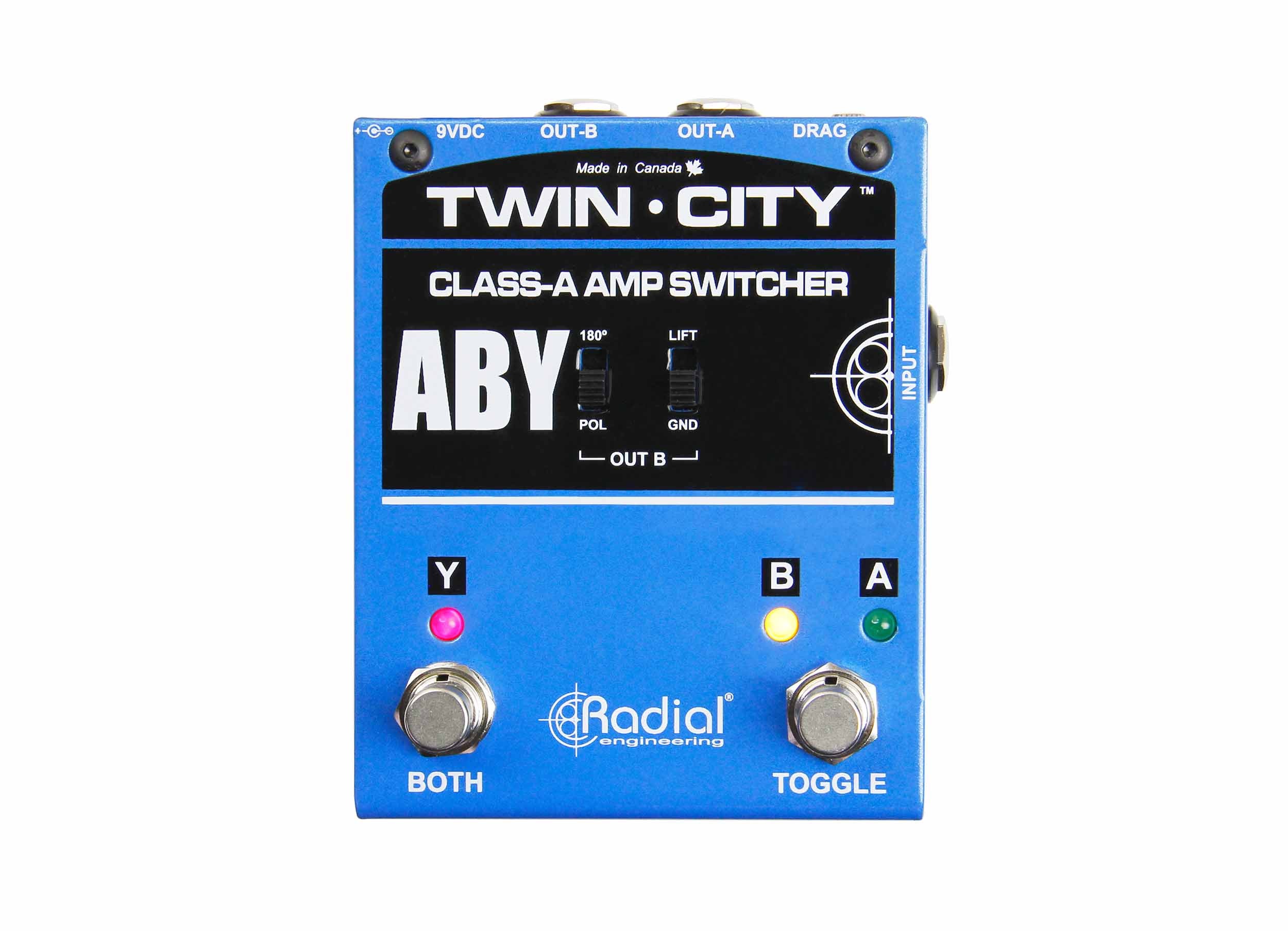 Radial Engineering Twin-City, Active ABY Amp Switcher and