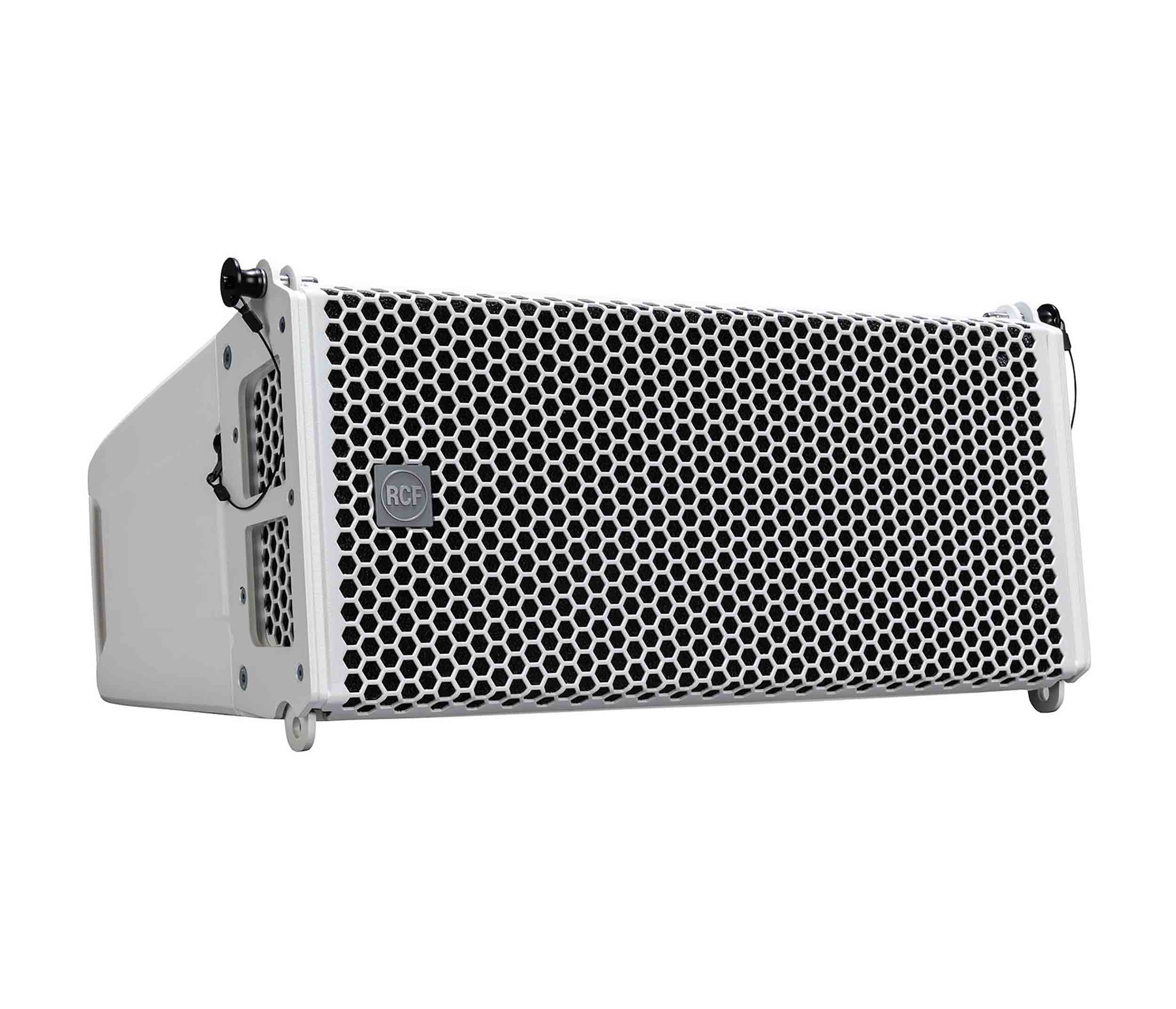 RCF HDL26-A W, 2000-Watt Active Line Array Speaker - White by RCF