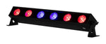 ADJ UBL6H, RGBAL+UV Linear Light Bar with Diffusion Filter - 6 LEDs by ADJ