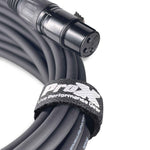 ProX XCP-ECON-M20 X40 XLR Male to XLR Female Premium Microphone Cable DJ Package - 40 Pack by ProX Cases