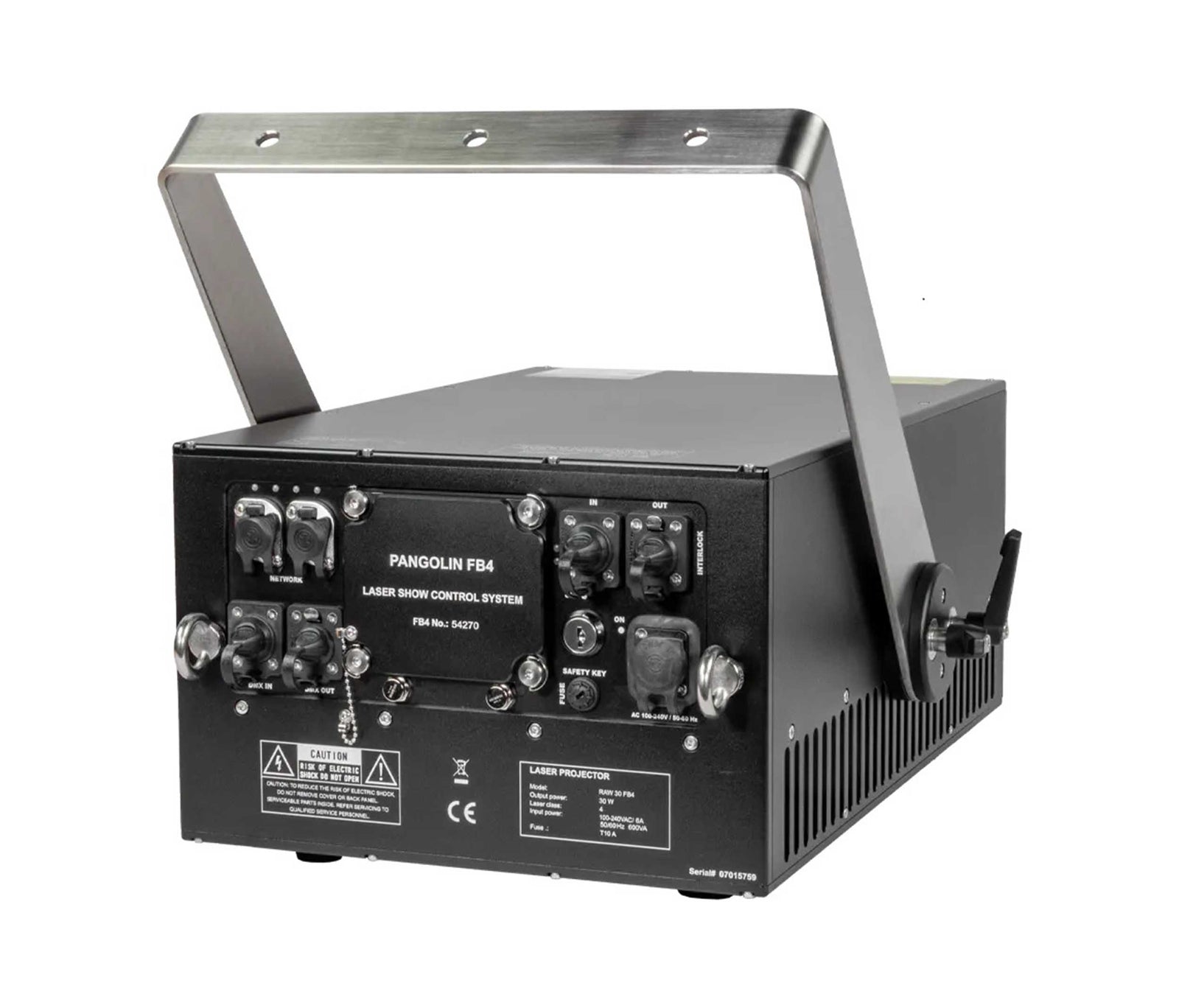 Unity Lasers Raw 30 FB4, IP65 Waterproof Full-Color RGB Laser Projector by Unity