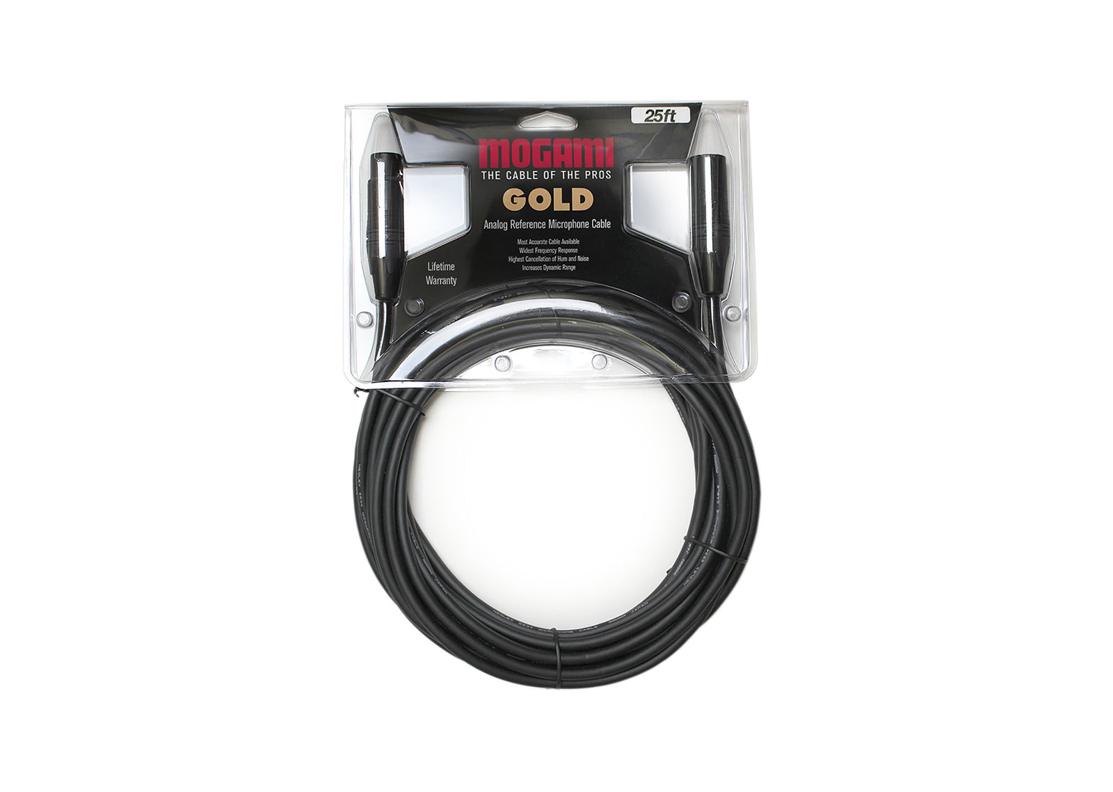 Mogami GOLD STUDIO-50, XLR Male to XLR Female Studio Patch Cable - 50 Ft by Mogami