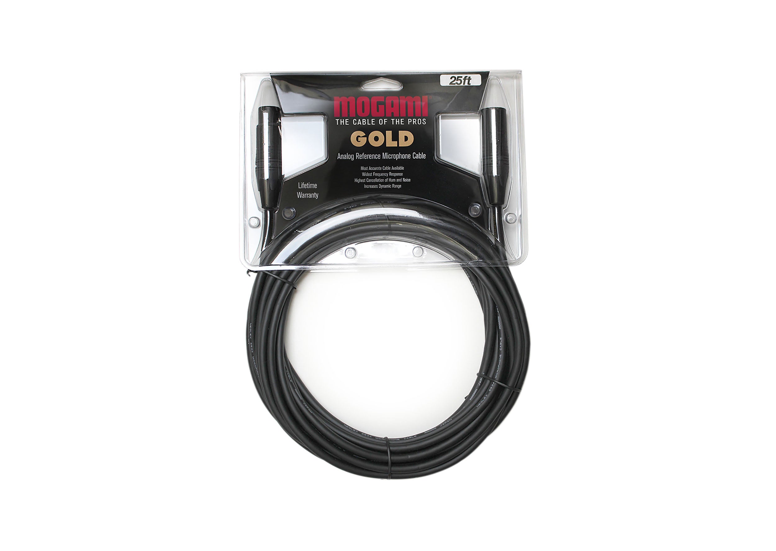 Mogami GOLD STUDIO-50, XLR Male to XLR Female Studio Patch Cable - 50 Ft by Mogami