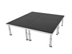 ProX XSU-8X8PKG, Stage One 8 x 8 Ft. Portable Stage Package - Includes 4x Units with Telescoping 16-22" Adjustable legs by ProX Cases