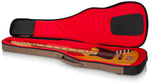 Gator Cases GT-BASS-TAN Transit Series Bass Guitar Gig Bag with Tan Exterior by Gator Cases