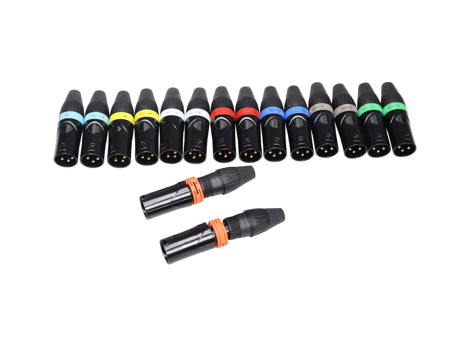 ProX XC-RINGPAK, Color Ring Replacements for XLR Cables - 16 Pack by ProX Cases