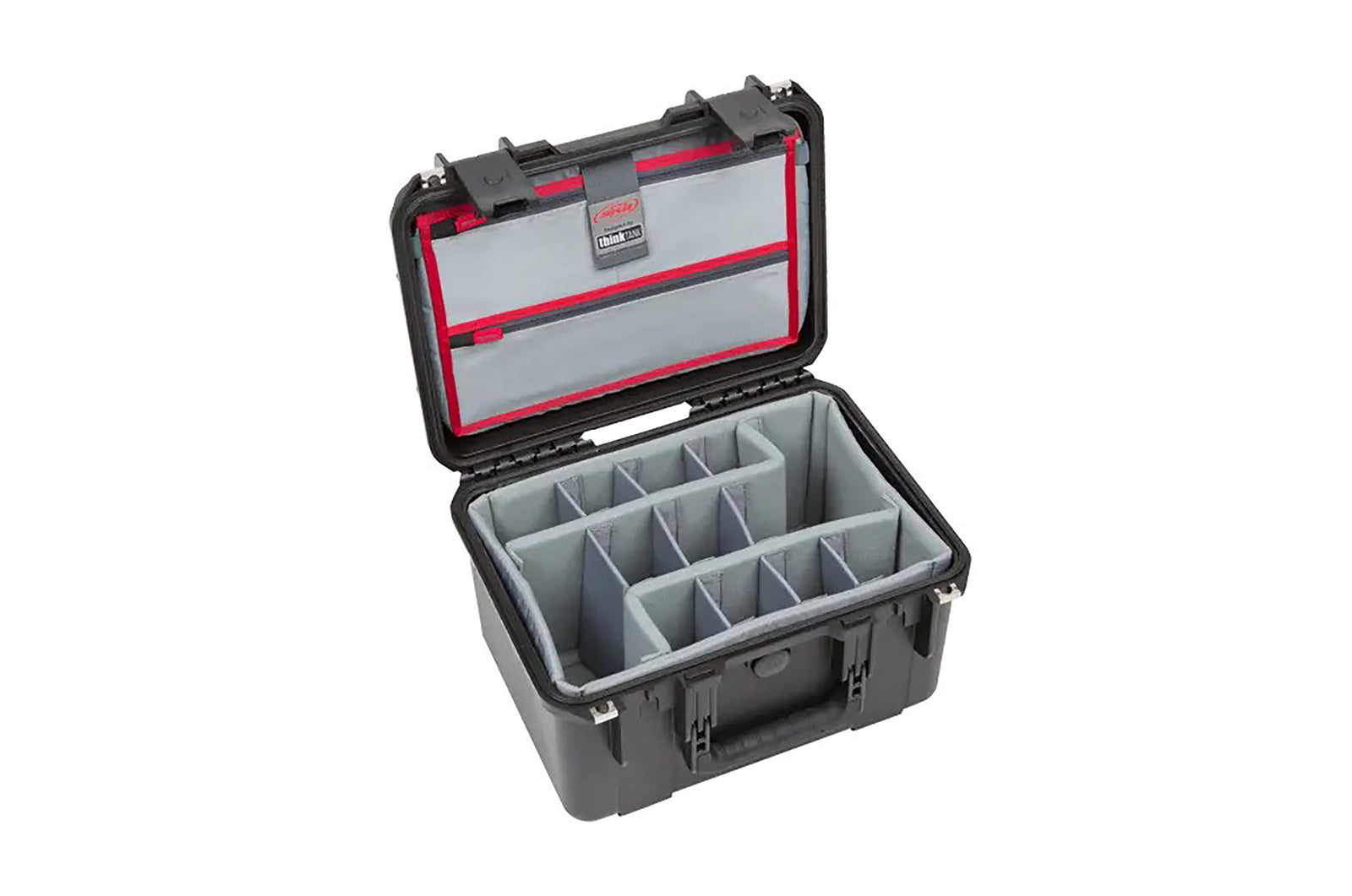 SKB Cases 3i-1510-9DL, iSeries Waterproof Utility Case with Foam Dividers and Lid Organizer - Black by SKB Cases