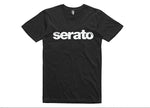 Serato Logo T-Shirt (White Logo on Black Shirt), Men's by Serato