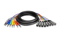 Hosa STX-802M Balanced Snake, 1/4 in TRS to XLR3M, 2 m by Hosa