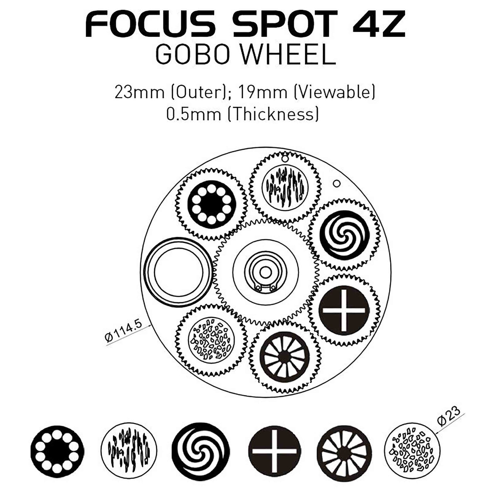 ADJ Focus Spot 4Z, Moving Head Spot Fixture with Motorized Focus & Motorized Zoom - 200W by ADJ