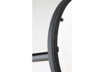 K&M 19789 Universal Tablet Holder with Round Base Stand and Boom - Black by K&M