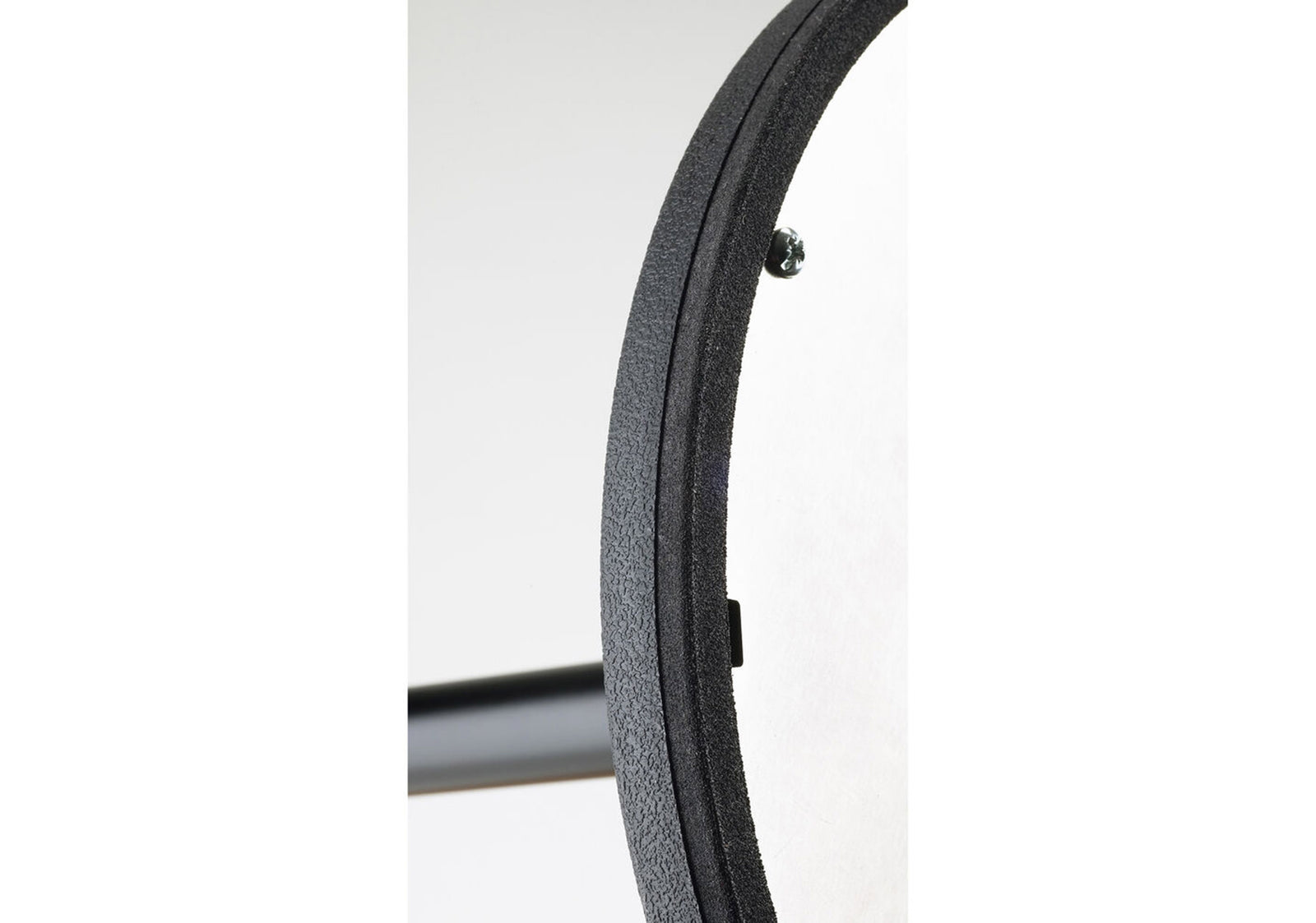 K&M 19789 Universal Tablet Holder with Round Base Stand and Boom - Black by K&M