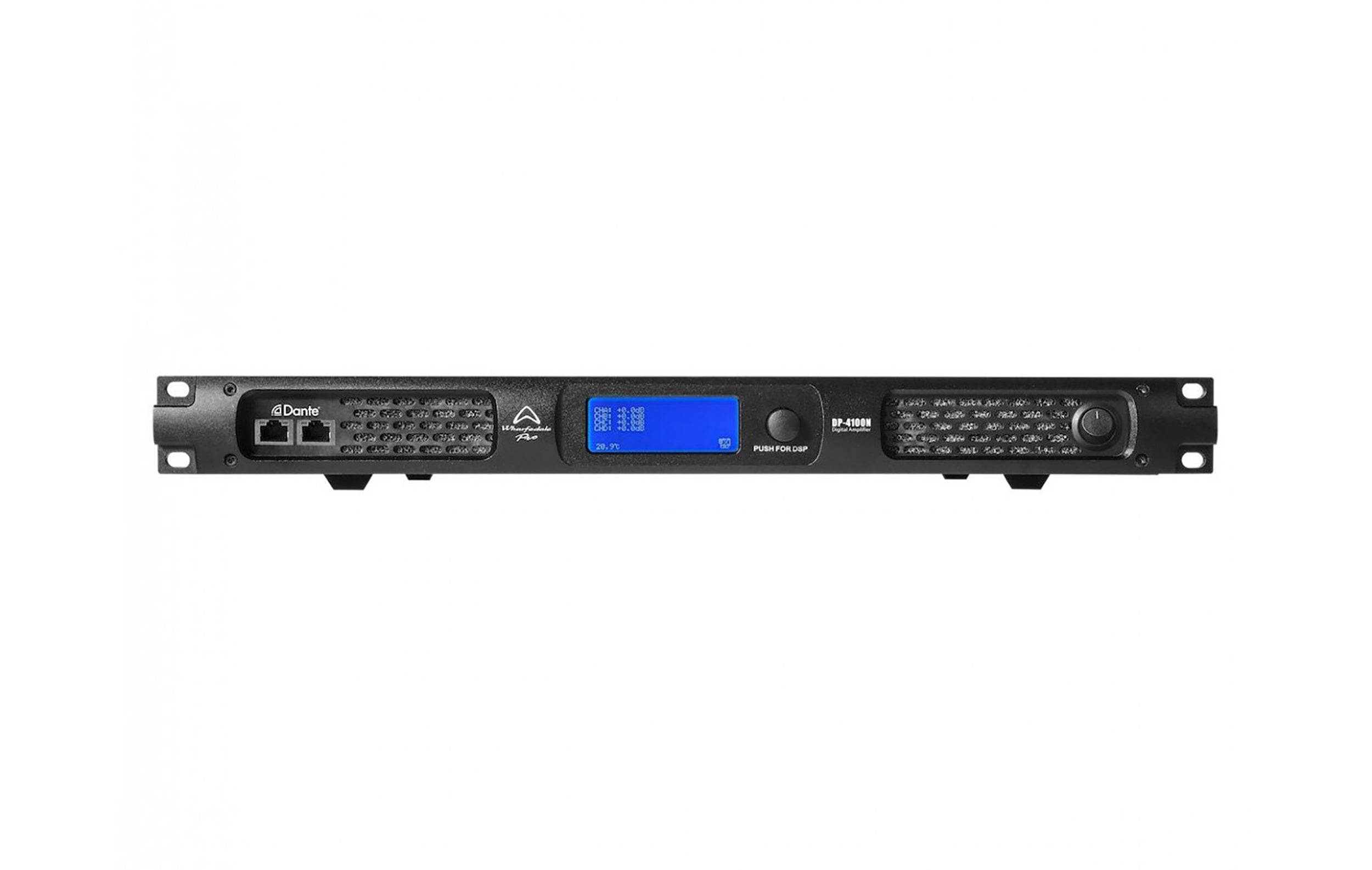 Wharfedale WD-DP-4100N, 4-Channel Power Amplifier with Dante Connectivity - 4 x 1700 Watt by Wharfedale Pro