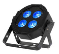 Eliminator Lighting Mega Hex L Par, RGBLA+UV LED Wash Light by Eliminator Lighting