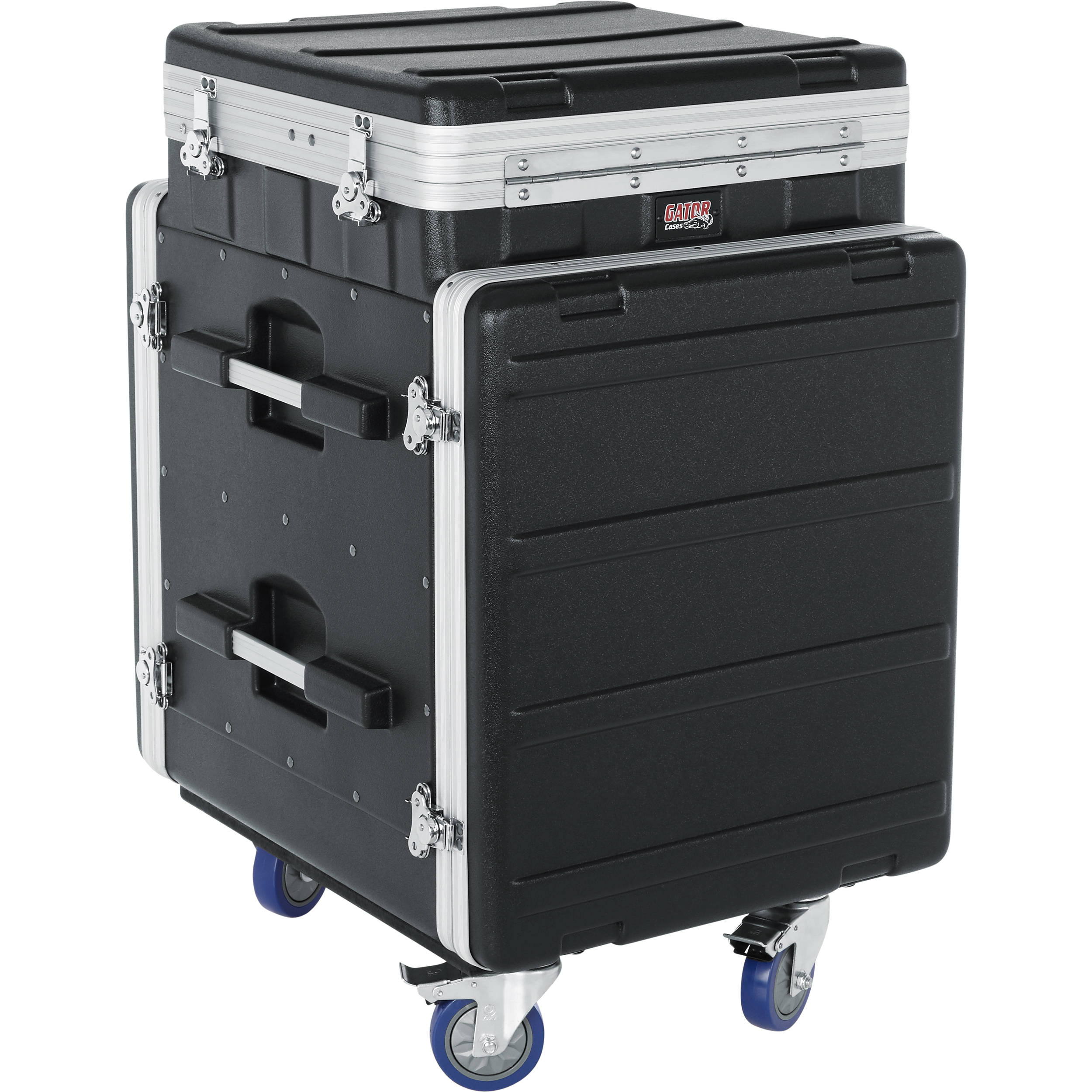 Gator Cases GRC-10X12 PU, 10U Top and 12U Side ATA Molded PE Pop-Up Console Rack by Gator Cases