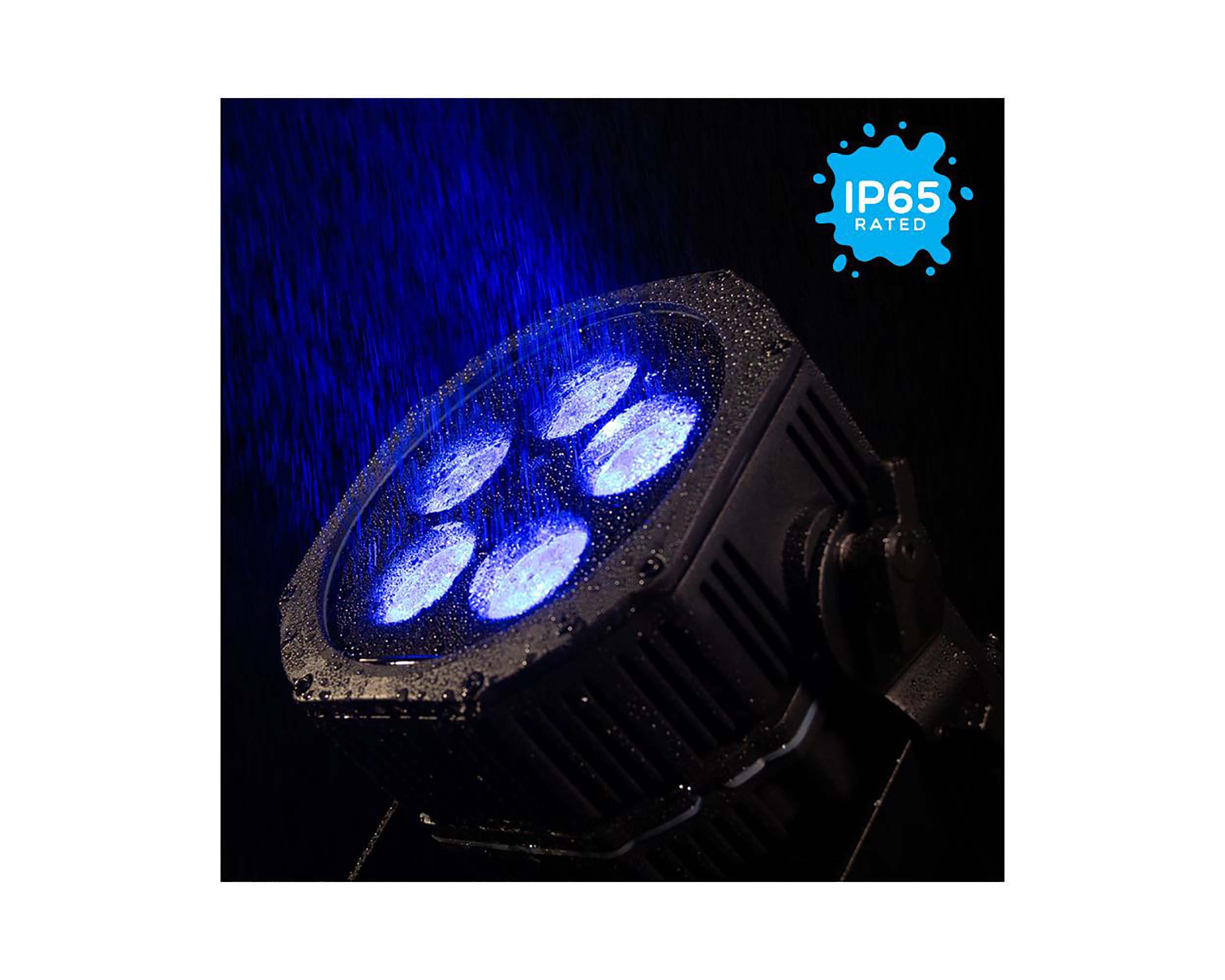 ADJ Lighting Mirage Par H IP, 20W RGBAL+UV LED IP65 With Wired Digital Communication Network by ADJ
