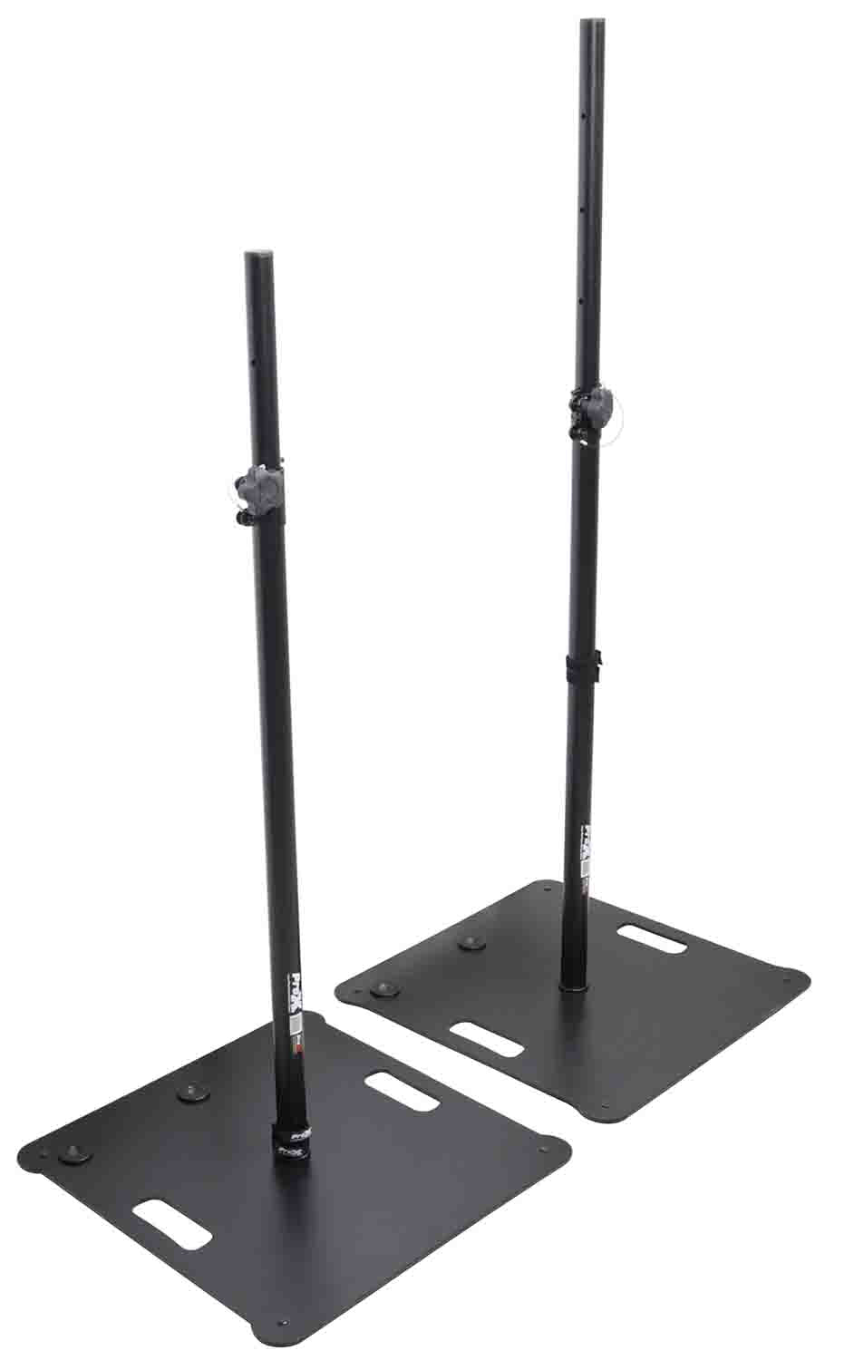 B-Stock: ProX X-POLARIS BL X2 Portable Speaker and Lighting Dual Stand Kit with Base Plate and Carry Bags - Black Finish by ProX Cases