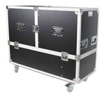 ProX X-EVO1250X2W, ATA Flight Case for 2x RCF EVOX12 or EV Evolve 50 Compact Arrays Fits Two Speakers and Subwoofers by ProX Cases
