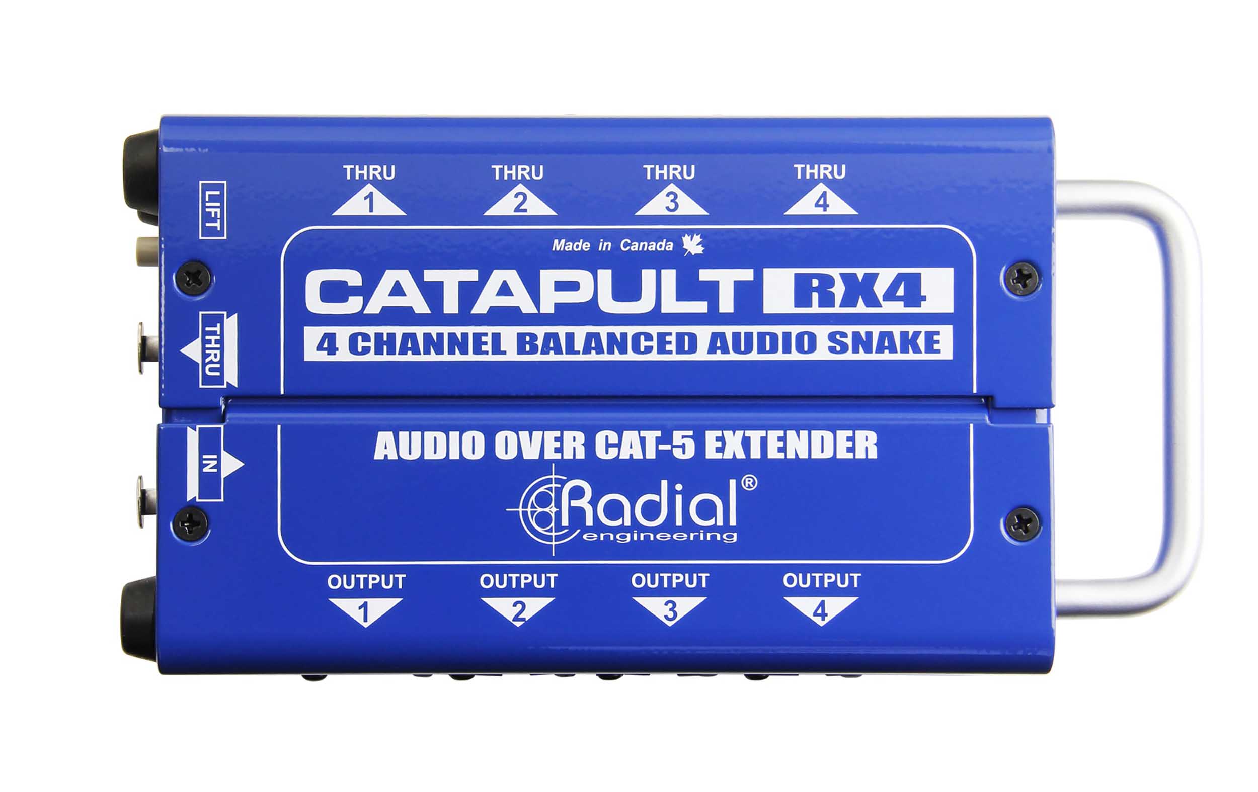 Radial Engineering Catapult 4-Channel Cat 5 Audio Snake - Receiver by Radial Engineering