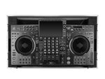 Odyssey SCXDJAZCW1 Flight Effects Clear Lid Case for AlphaTheta XDJ-AZ 1U LED with Wheels by Odyssey