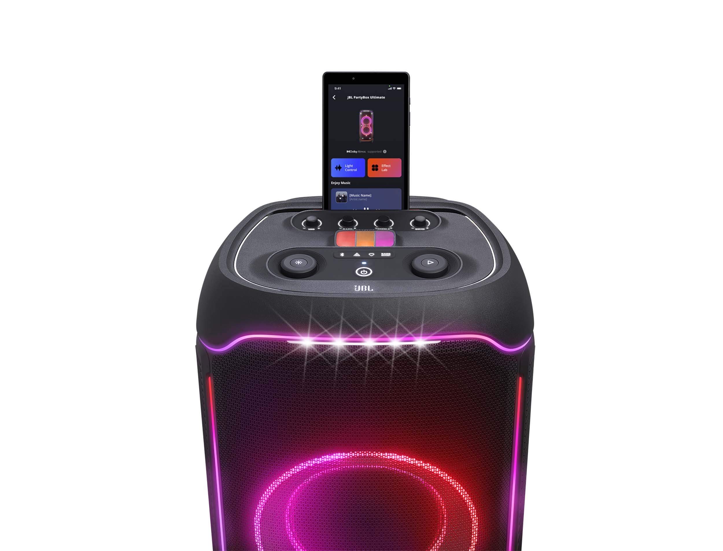 JBL PartyBox Ultimate, Big Party Speaker with Powerful Sound and Multidimensional Lightshow