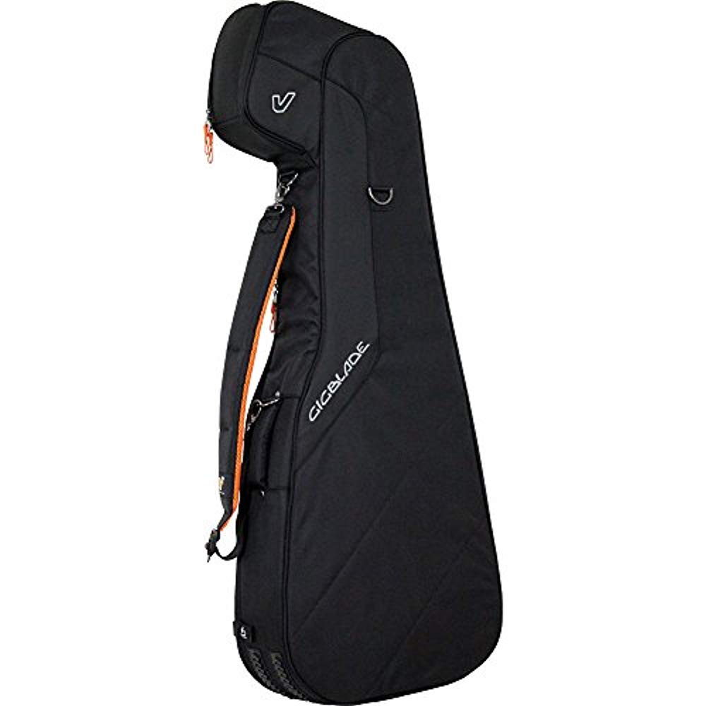 GigBlade Side-Carry Hybrid Guitar Gig Bag for Acoustic Guitar, Black by Gruv Gear