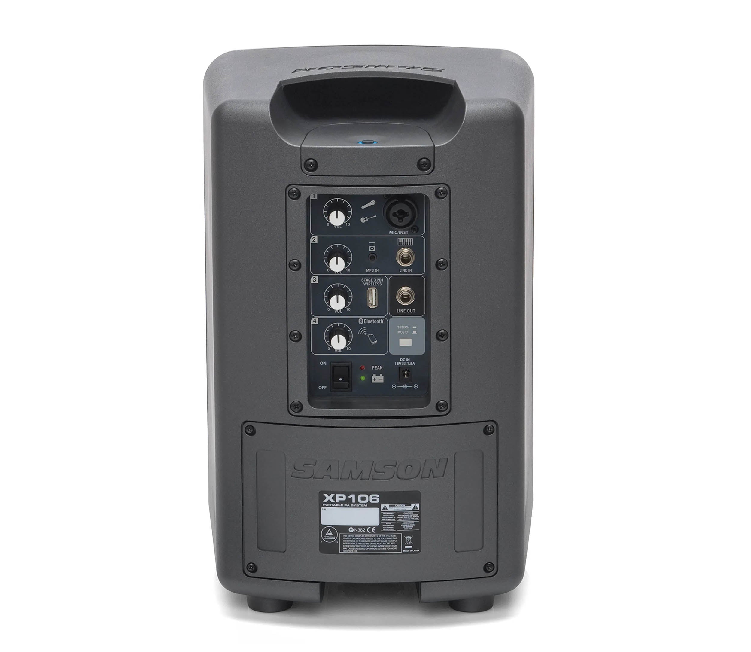 Samson XP106W, Rechargeable and Portable PA System with Handheld Wireless System by Samson