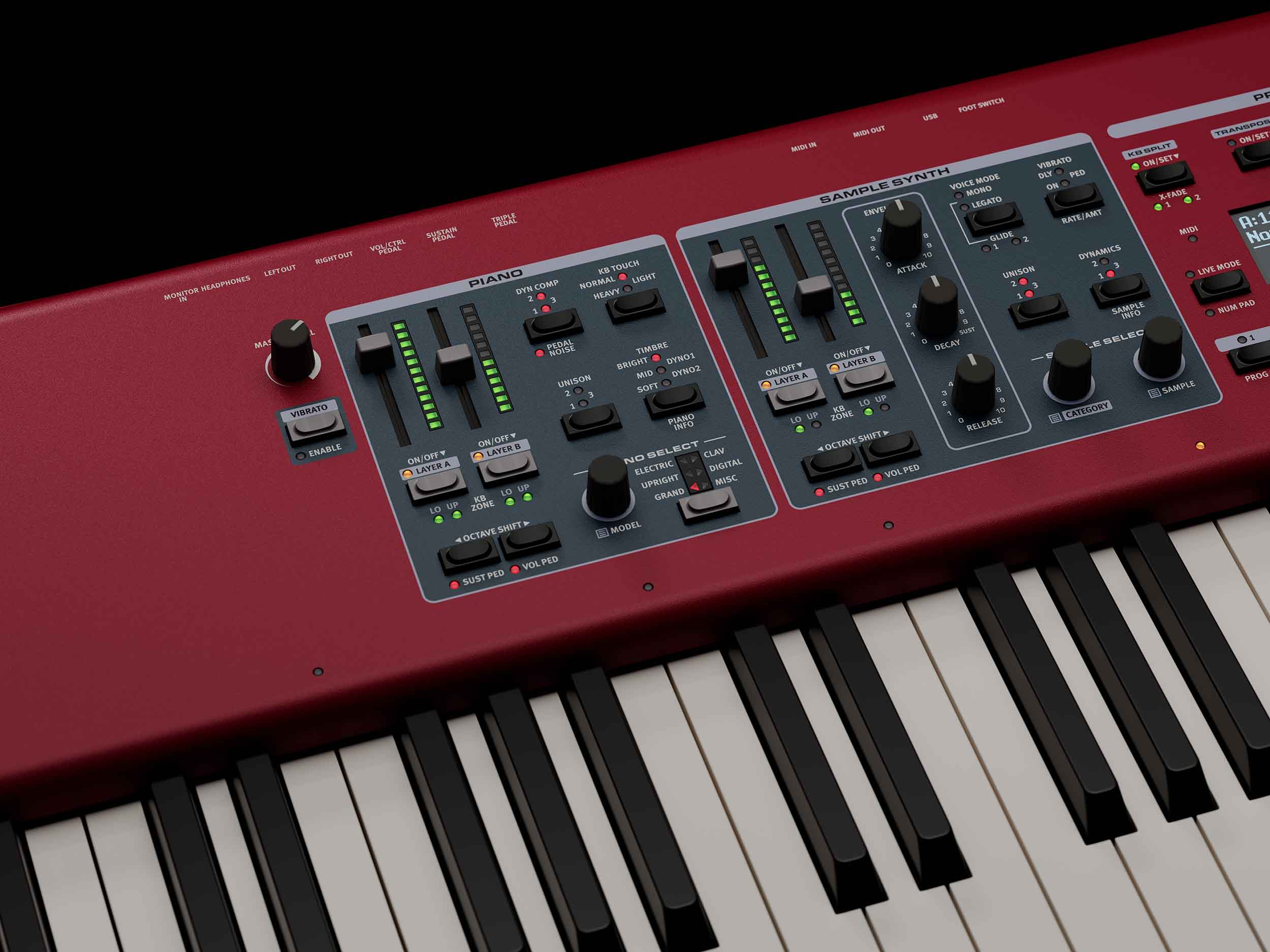 Nord Piano 6, Professional Stage Piano with Triple Sensor Keybed and Advanced Sound Creation by Nord