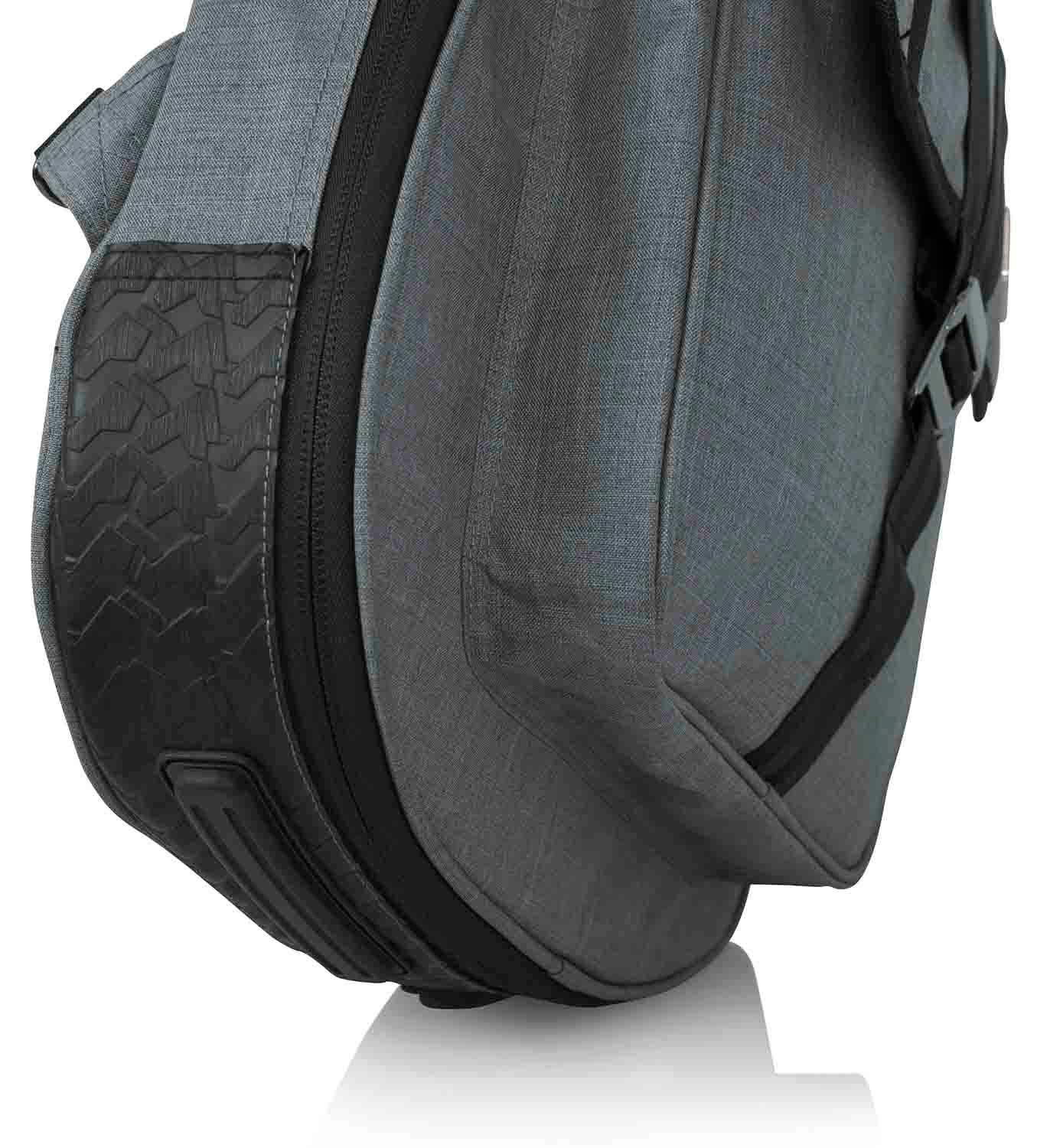 Gator Cases GT-ELECTRIC-GRY Transit Series Electric Guitar Gig Bag with Light Grey Exterior by Gator Cases
