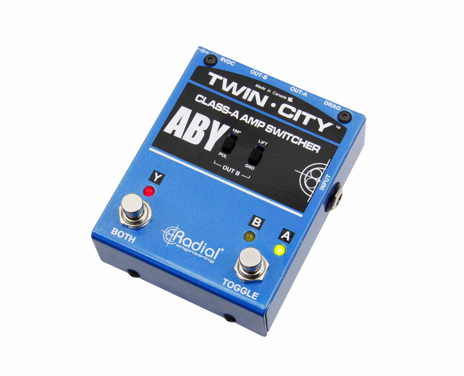 Radial Engineering Twin-City, Active ABY Amp Switcher and Class-A Buffer by Radial Engineering