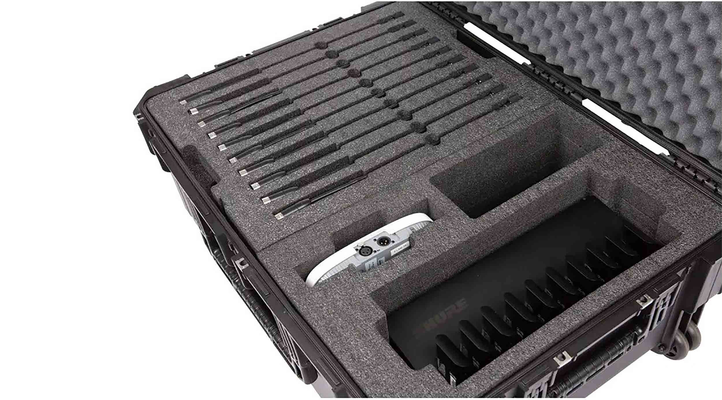 SKB Cases 3i-342412MXC, iSeries Waterproof Case for Shure Microflex Wireless System - Black by SKB Cases