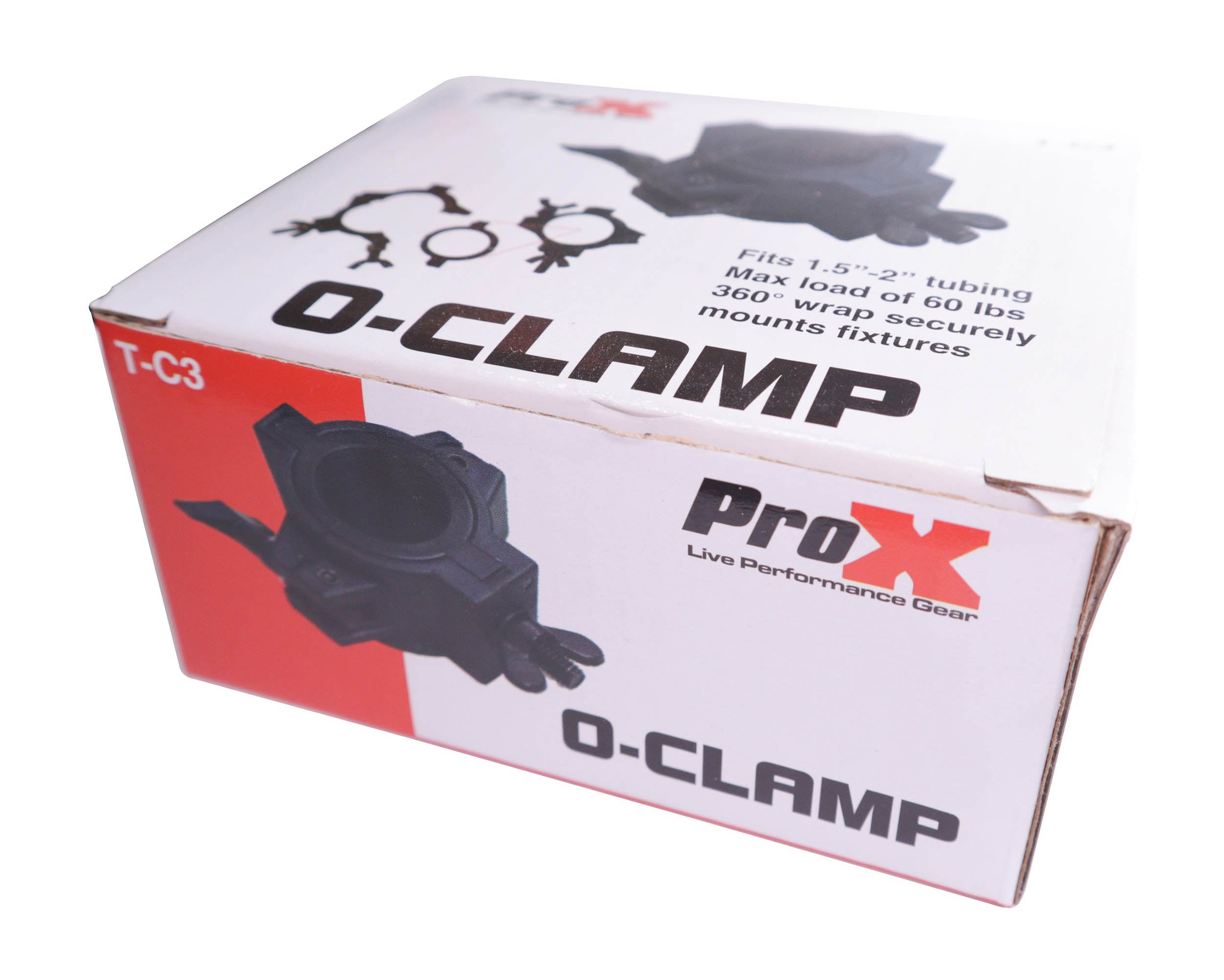 ProX T-C3, Plastic O Style Clamp for 2-Inch and 1.5-Inch Truss