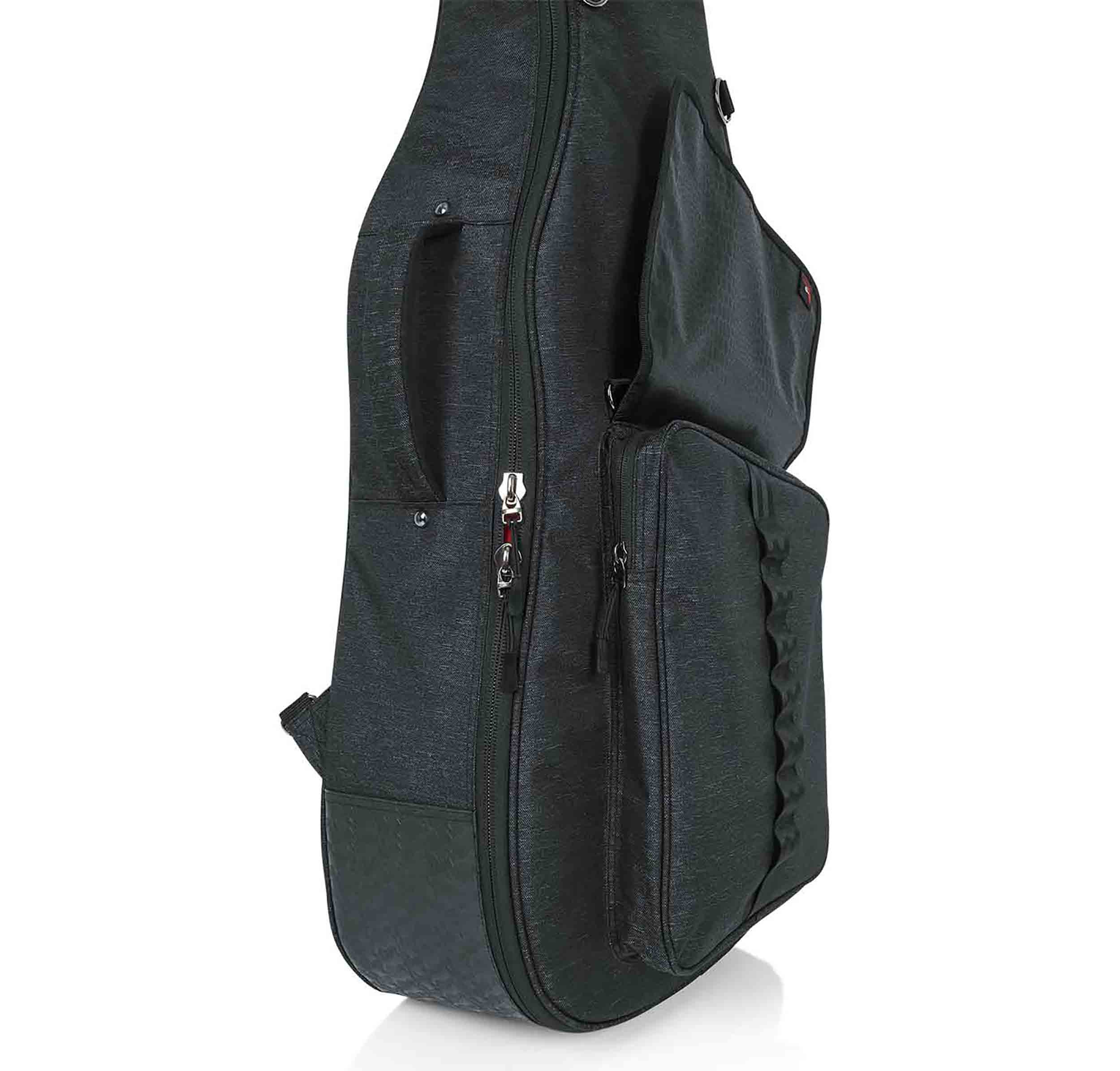 Gator Cases GT-RES00CLASS-BLK Transit Series Gig Bag for Resonator, 00, and Classical Acoustic Guitar - Charcoal by Gator Cases