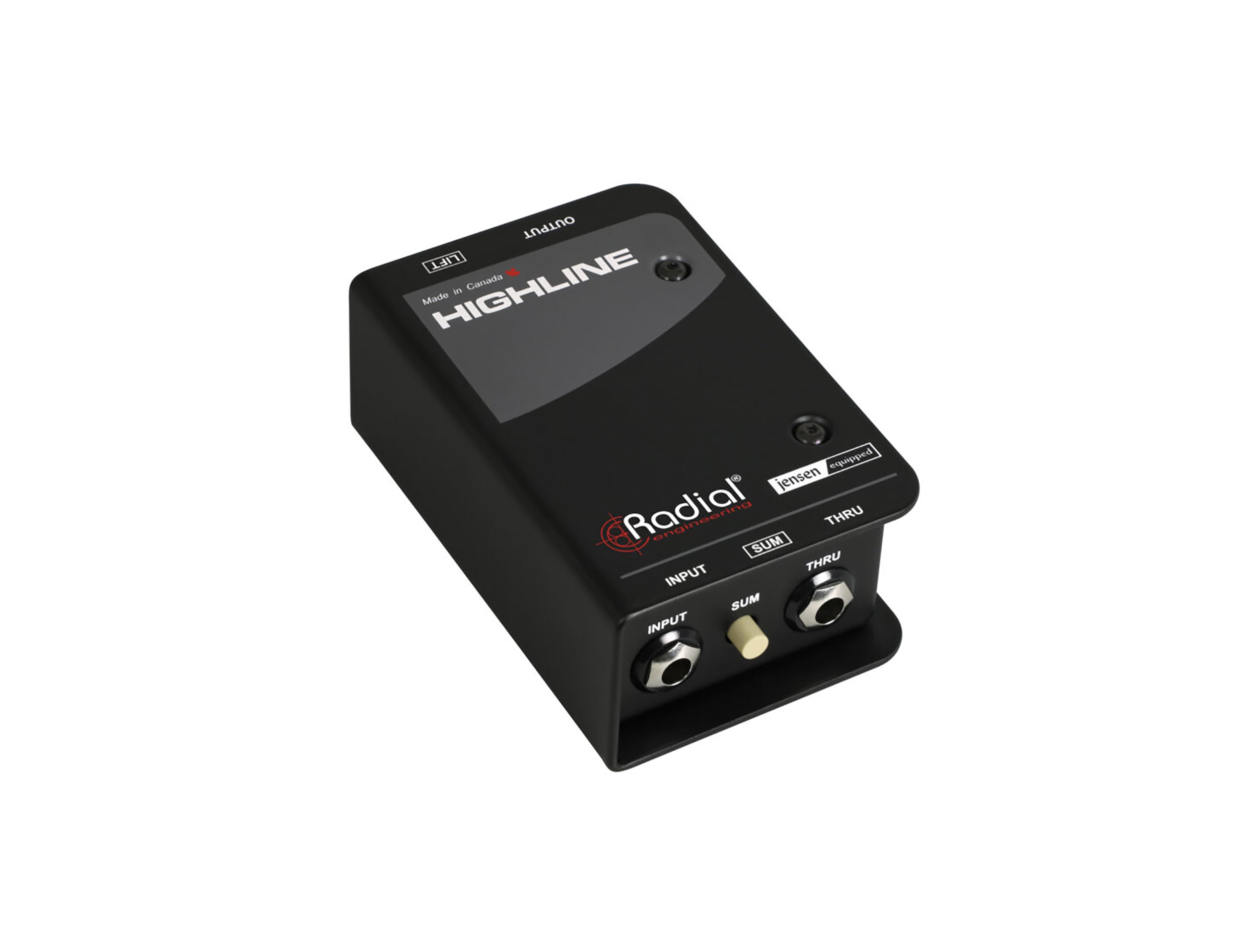 Radial Engineering Highline Passive Mono Line Isolator for Guitar and Amp Modeler by Radial Engineering