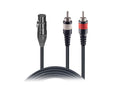 ProX XC-XFYRCA Feet XLR Female to Dual RCA Male Y-Cable by ProX Cases