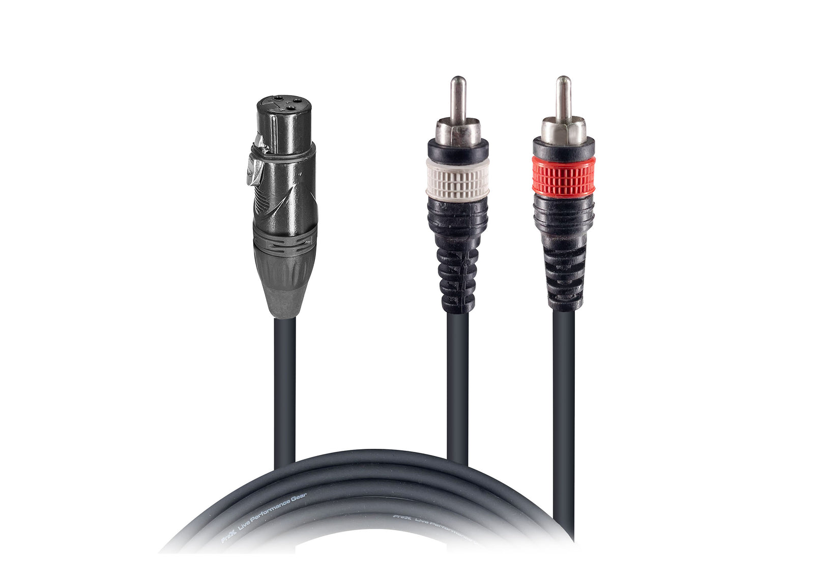 ProX XC-XFYRCA Feet XLR Female to Dual RCA Male Y-Cable by ProX Cases