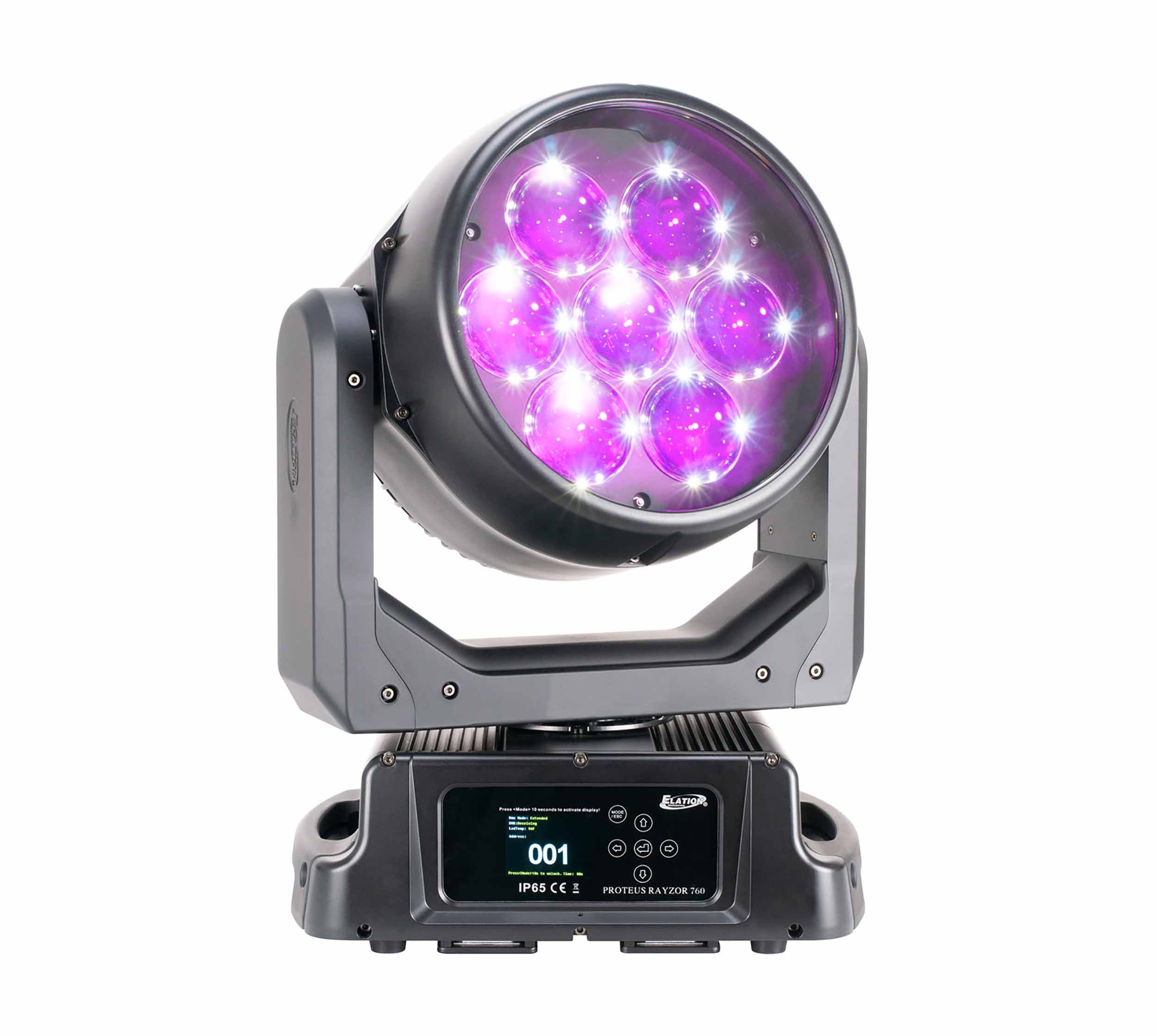 Elation Proteus Rayzor 760, IP65 Wash Fixture with SparkLED Effect and 7x 60W RGBW LEDs