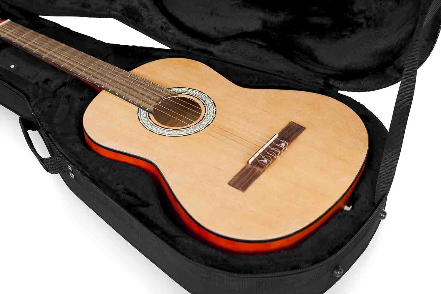 Gator Cases GL-CLASSIC Rigid EPS Polyfoam Lightweight Guitar Case for Classical Guitars by Gator Cases