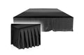 ProX XSQ-SKIRT48 Polyester 48" Fabric Stage Skirt - Black by ProX Cases
