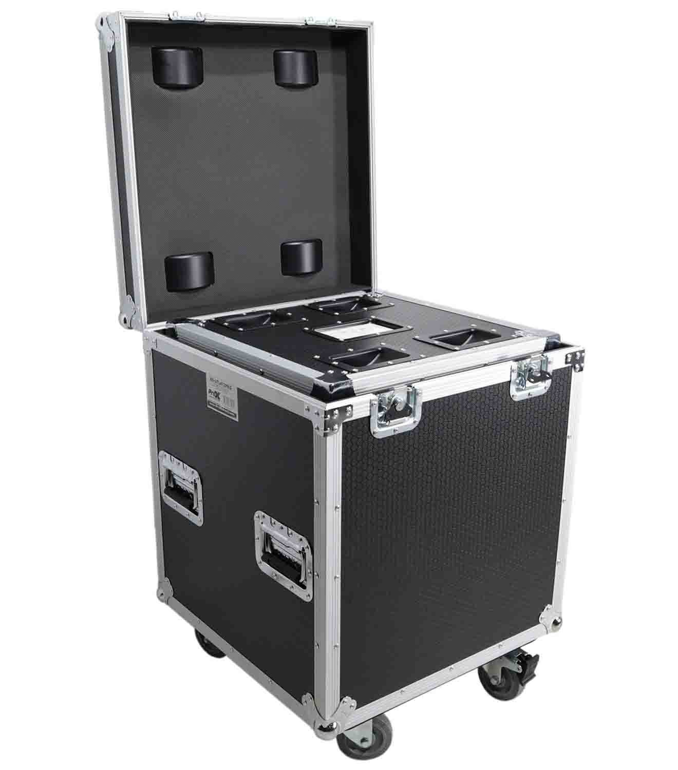 B-Stock: ProX XS-UTL49 PKG3, ATA Style Road Cases Large, Medium and Small Size with Wheels - Package of 3