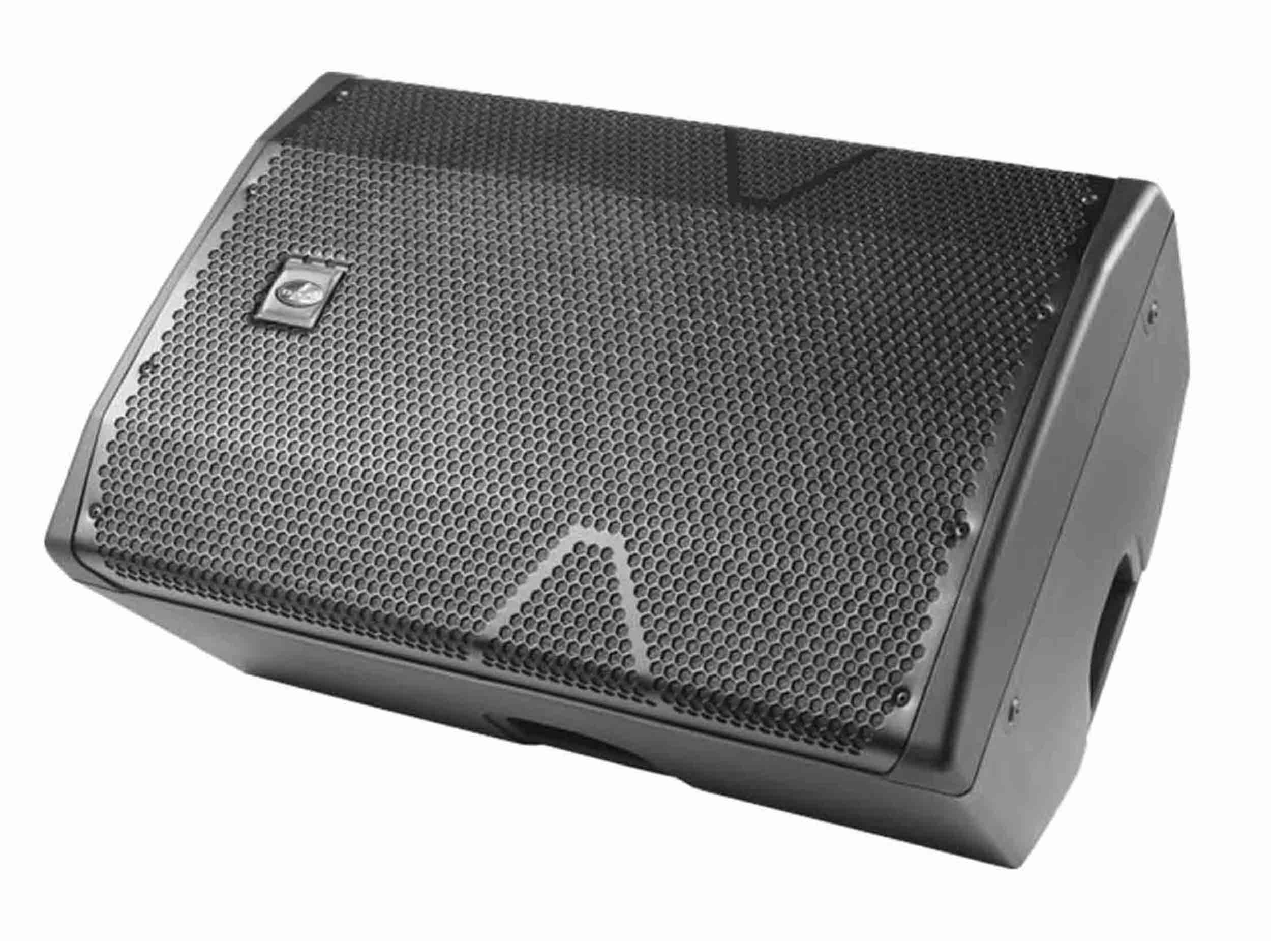 DAS Audio 412ACVR12MIC25TIE 12-Inch Powered Speaker DJ Package with Cover and Cable by DAS Audio