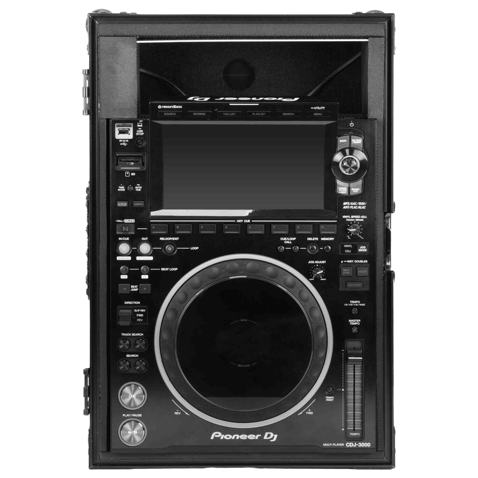 Odyssey FFXCDJ3000BL, Flight FX Case for LED Black Label Pioneer DJ CDJ-3000 Multi Player by Odyssey